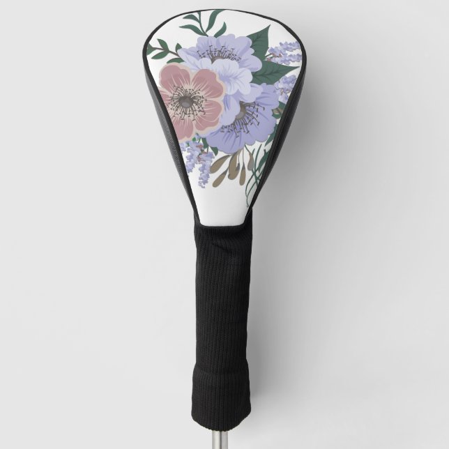Funda Para Palo De Golf Lavanda encantadora en Bouquet (Anverso)