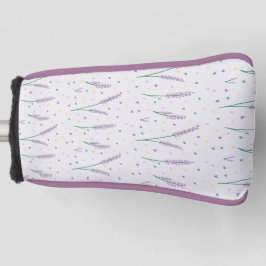 Funda Para Palo De Golf Lavender Hearts Girly Bonito Golf