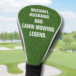 Funda Para Palo De Golf Lawn Mowing Legend Funny Personalized