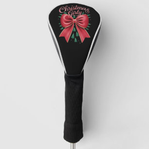 Funda Para Palo De Golf Lazo de árbol de Navidad estética femenina vacacio