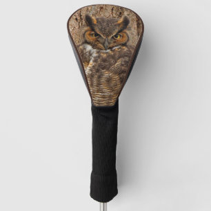 Funda Para Palo De Golf Lechuza de Cuerno en el río Douglas