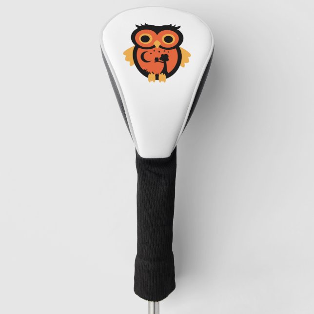 Funda Para Palo De Golf Lechuza Halloween (Anverso)