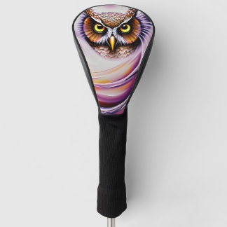 Funda Para Palo De Golf Lechuza Ornate De Pintado De Aceite Rocioso