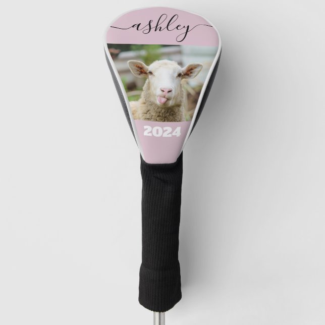 Funda Para Palo De Golf Lengua de presentación de las ovejas (Anverso)