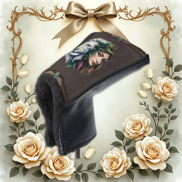 Funda Para Palo De Golf León blanco y mujer