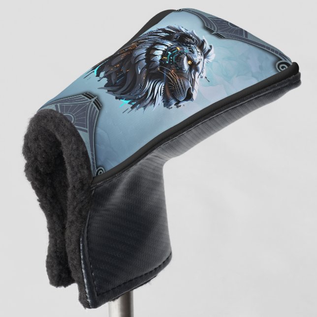 Funda Para Palo De Golf León cibernético La fusión del poder y la tecnolog (Anverso 3/4)