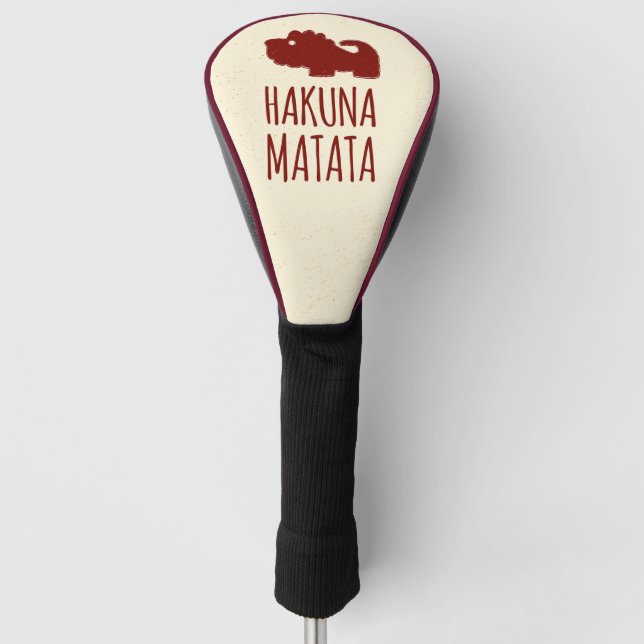 Funda Para Palo De Golf León de Hakuna Matata (Anverso)