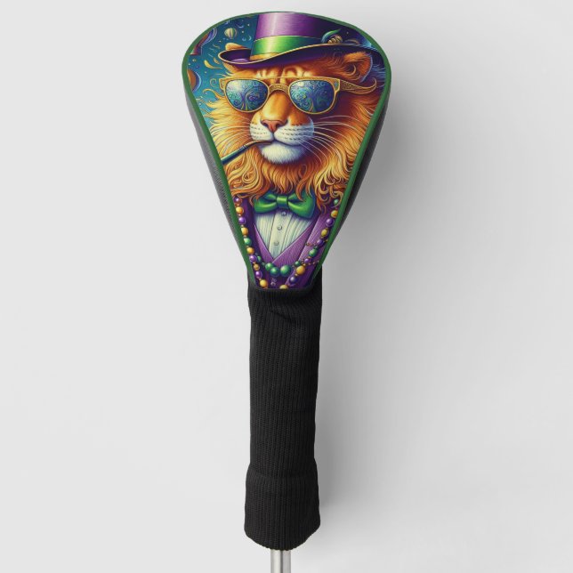 Funda Para Palo De Golf León/Louisiana Mardi Gras (Anverso)