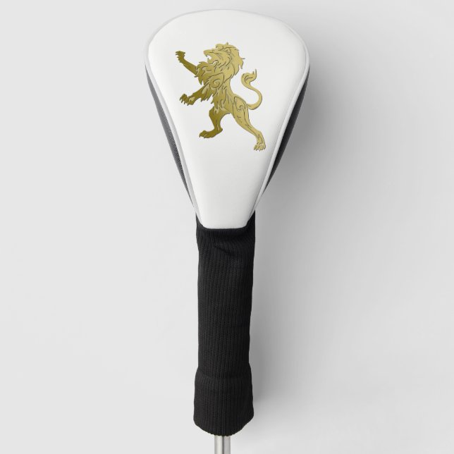 Funda Para Palo De Golf León real de oro (Anverso)