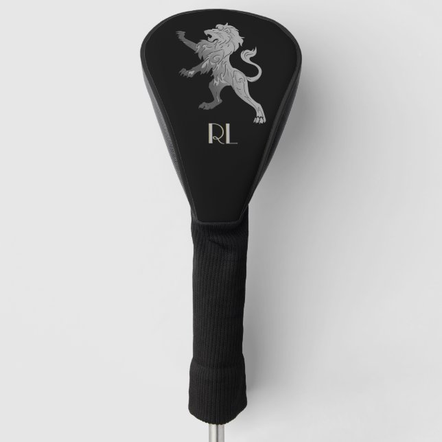 Funda Para Palo De Golf León real plateado (Anverso)