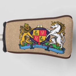 Funda Para Palo De Golf León y Unicornio Rampant Escudo de cerveza