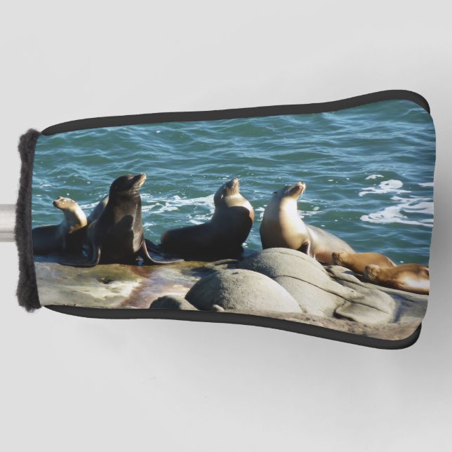 Funda Para Palo De Golf Leones del mar de San Diego (Anverso)