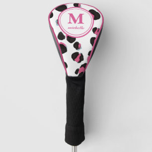 Funda Para Palo De Golf LEOPARD PRINT Golf   monograma de NOMBRE personali