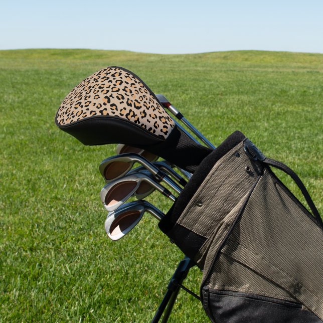 Funda Para Palo De Golf Leopardo Print, Leopard Spots, Brown Leopard (In Situ)