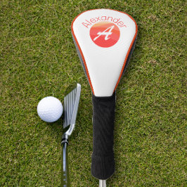 Funda Para Palo De Golf Letra de color minimalista elegante