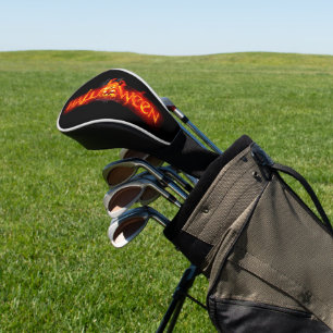 Funda Para Palo De Golf Letras ígneas masivas de SlipperyJoe's Halloween c