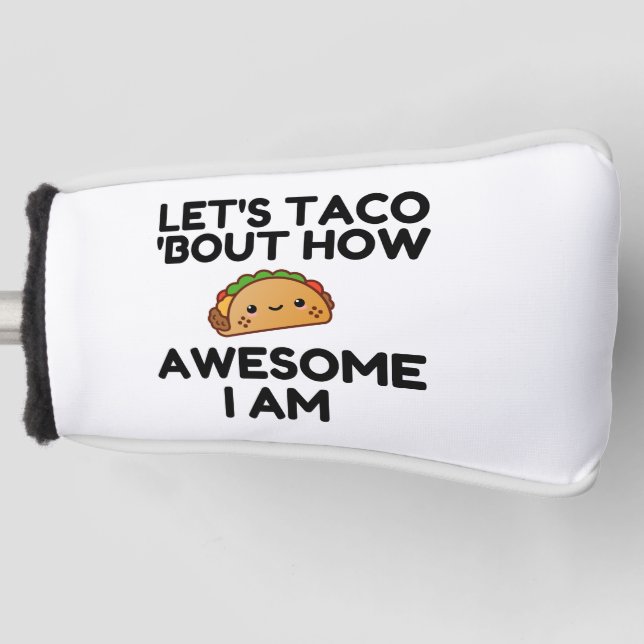 Funda Para Palo De Golf Let's Taco 'Bout (Anverso)