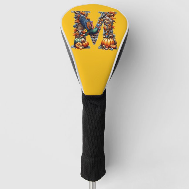 Funda Para Palo De Golf Letter m by Thanksgiving style  (Anverso)