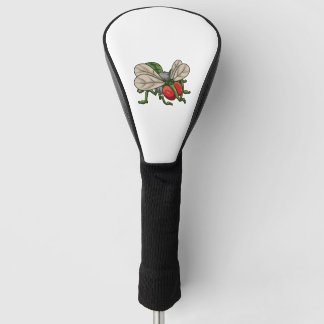 Funda Para Palo De Golf libélula peligrosa (Anverso)