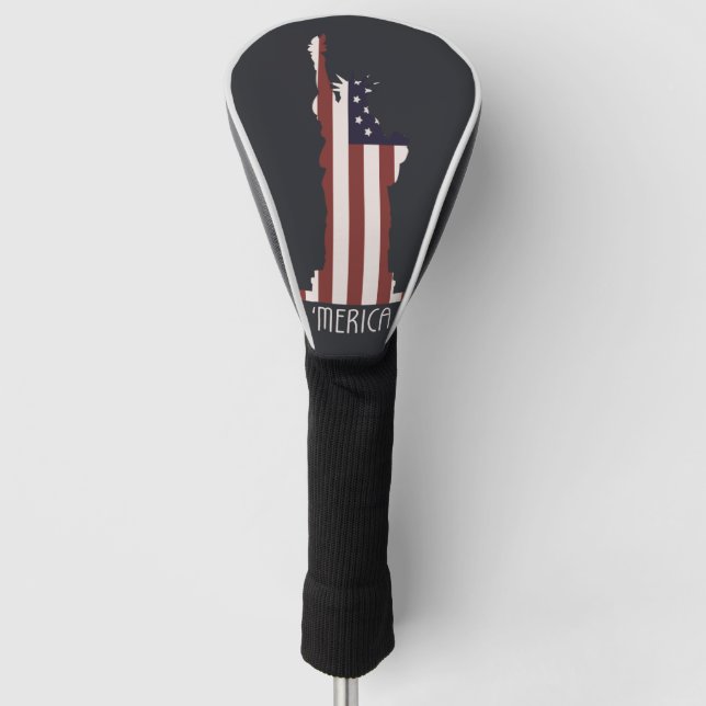 Funda Para Palo De Golf Libertad Americana (Anverso)
