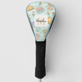 Funda Para Palo De Golf Libros Mágicos Personalizados Chica Escuela Verde 