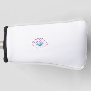 Funda Para Palo De Golf Light Cornflower Blue, Sky Megenta, Girly
