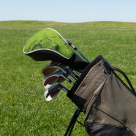 Funda Para Palo De Golf Lima Verde Grunge con acentos negros