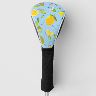 Funda Para Palo De Golf Limón acuático y hojas 3