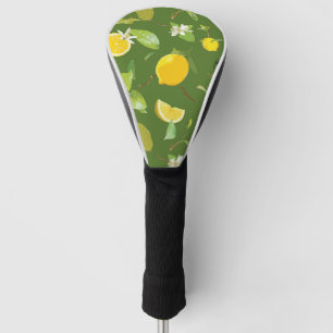 Funda Para Palo De Golf Limón acuático y hojas 5
