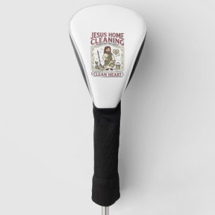 Funda Para Palo De Golf Limpieza del Hogar de Jesús Limpia el Corazón Limp