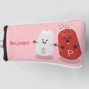 Funda Para Palo De Golf Lindos saleros y pimenteros kawaii de dibujos anim