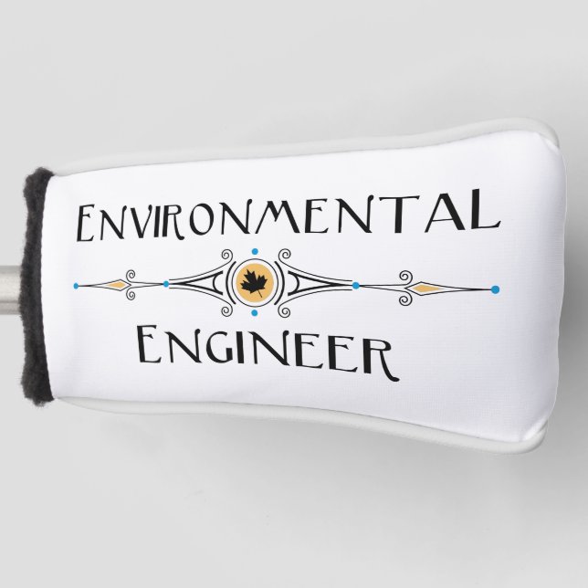Funda Para Palo De Golf Línea de Ingeniería Ambiental (Anverso)