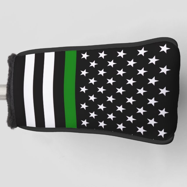 Funda Para Palo De Golf Línea Verde Fina (Anverso)