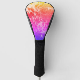 Funda Para Palo De Golf Líneas de luz eléctrica gradiente abstracto.