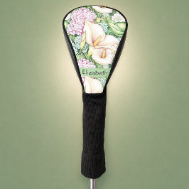 Funda Para Palo De Golf Lirio de Calla Pastel Personalizado