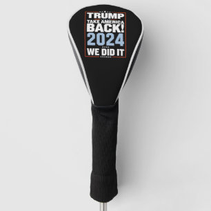 Funda Para Palo De Golf Lo Hicimos Trump Bandera de EE. UU. Presidente 47