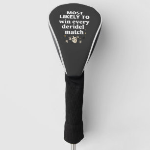 Funda Para Palo De Golf Lo más probable es que gane todos los Dreidel Matc