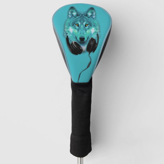 Funda Para Palo De Golf lobo  (Anverso)