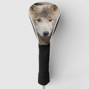 Funda Para Palo De Golf Lobo blanco fangoso