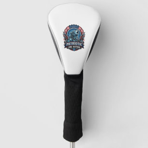 Funda Para Palo De Golf Lobo de la libertad patriótica de la IA Futuro cib