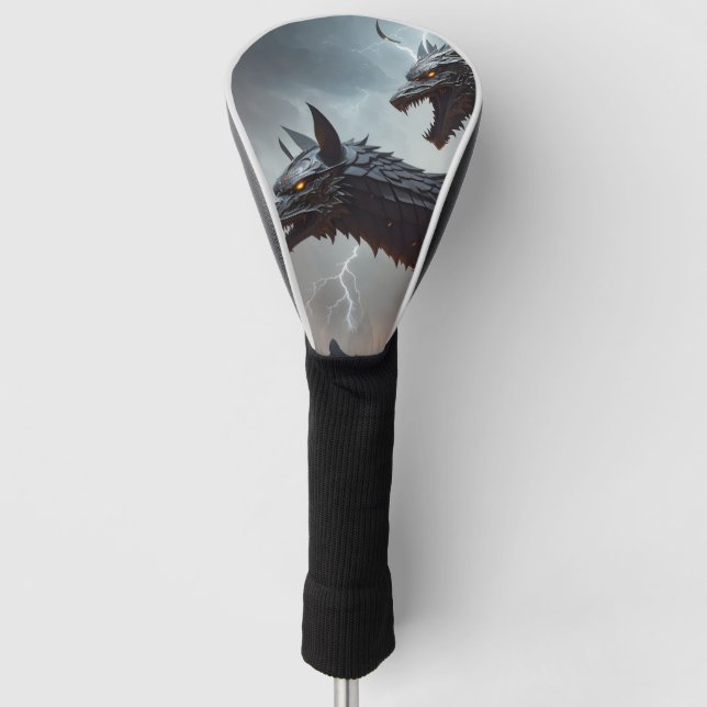 Funda Para Palo De Golf Lobos de Cyborg Lightning (Anverso)