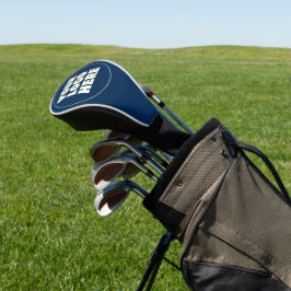 Funda Para Palo De Golf Logotipo Azul de Empresa de Marca Personalizada
