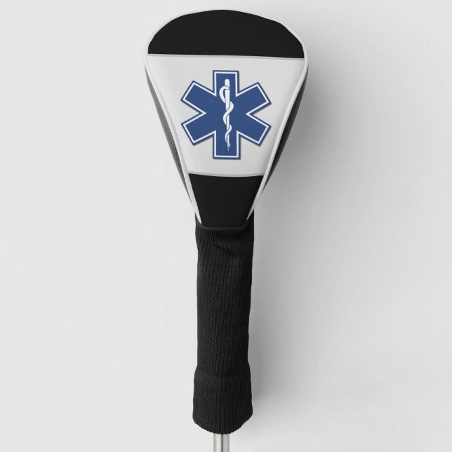 Funda Para Palo De Golf Logotipo de emergencia de EMS (Anverso)