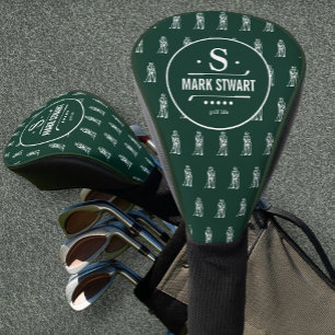 Funda Para Palo De Golf Logotipo de golf/vida verde del golf en Monograma