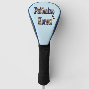Funda Para Palo De Golf Logotipo de imagen de caballos Palomino,