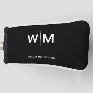 Funda Para Palo De Golf Logotipo de marca negra   Empresa