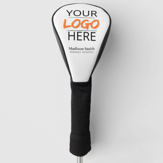 Funda Para Palo De Golf Logotipo empresarial personalizado (Anverso)