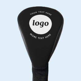 Funda Para Palo De Golf Logotipo simple con promoción de negocios de texto