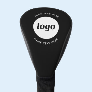 Funda Para Palo De Golf Logotipo simple con promoción de negocios de texto