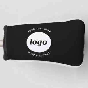 Funda Para Palo De Golf Logotipo Simple Con Texto Promocional Empresarial
